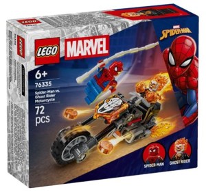 LEGO 76335 SUPER HEROES MARVEL - Spider-Man vs Ghost Rider in motocicletta